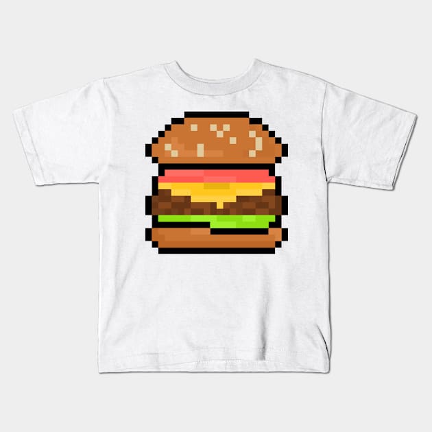 Hamburger Kids T-Shirt by brick86